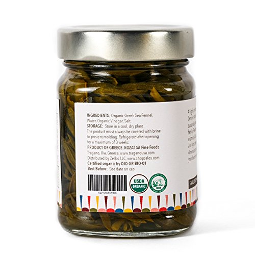 Tragano Greek Organics Sea Fennel, Kritamo, Usda Organic, Small