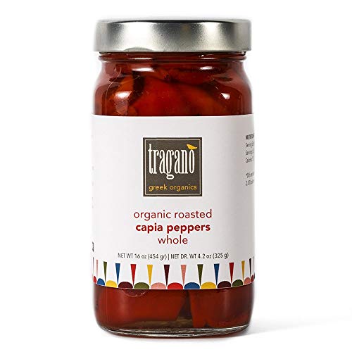 Tragano Greek Organics - Whole, Fire-Roasted Greek Capia Red P