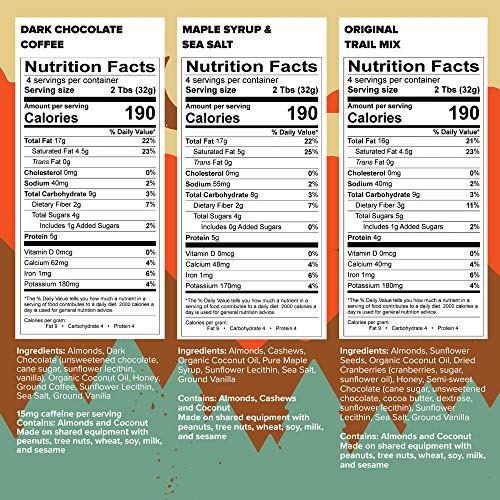 Trail Butter, Big Squeeze 6-Pack Almond Butter Blend 4.5Oz/Each