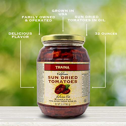 Traina Foods California Real Fresh Sun Dried Tomatoes Julienne C