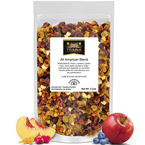 Traina Home Grown All American Sun Dried Fruit Blend - Diced Pea