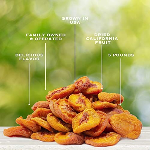 Traina Home Grown California Extra Fancy Dried Peaches - No Suga