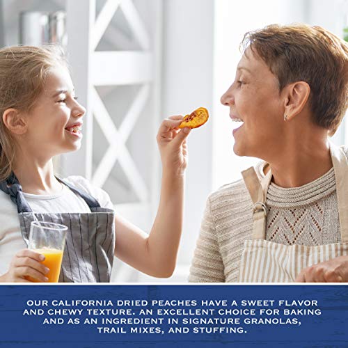 Traina Home Grown California Extra Fancy Dried Peaches - No Suga