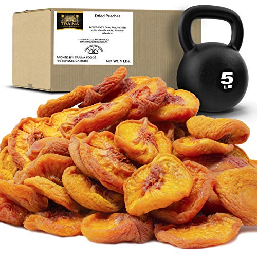 Traina Home Grown California Extra Fancy Dried Peaches - No Suga