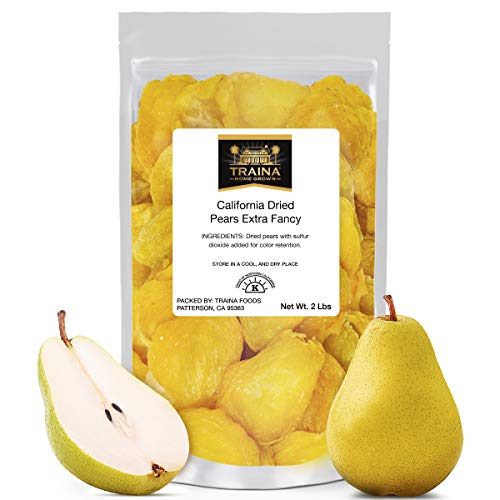 Traina Home Grown California Extra Fancy Sun Dried Pears - No Ad