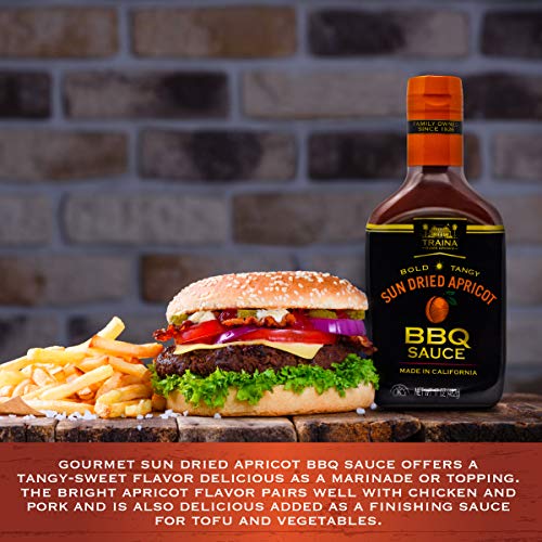 Traina Home Grown California Sun Dried Apricot Barbecue Sauce -