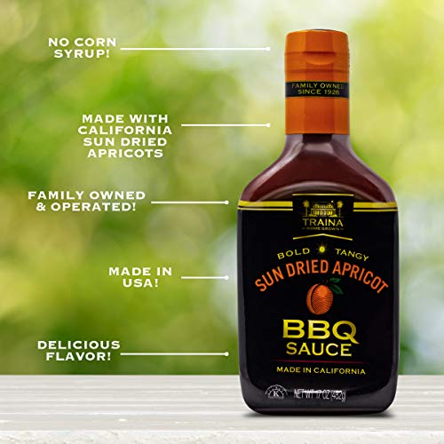 Traina Home Grown California Sun Dried Apricot Barbecue Sauce -