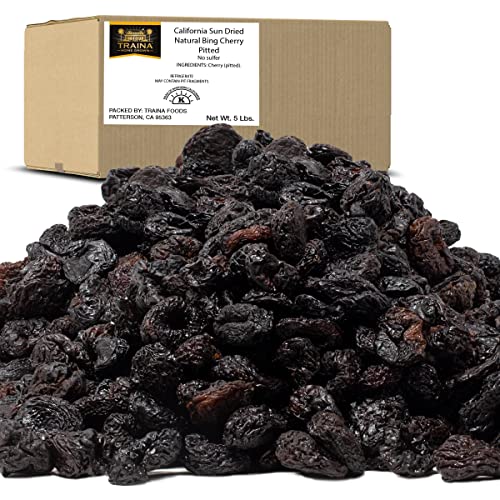 Traina Home Grown California Sun Dried Natural Pitted Cherries -...