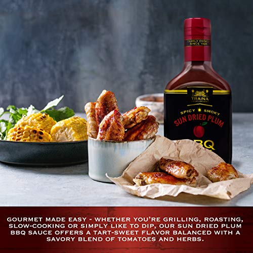 Traina Home Grown California Sun Dried Plum Barbecue Sauce - No