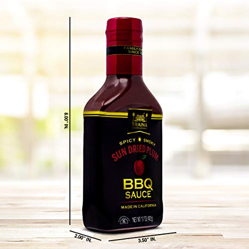 Traina Home Grown California Sun Dried Plum Barbecue Sauce - No