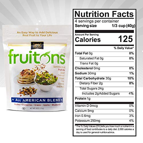 Traina Home Grown Fruitons All American Blend Fruit Mix - Non Gm