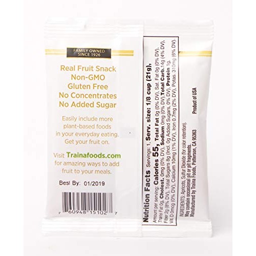 Traina Home Grown Fruitons Sun Dried Apricots - No Added Sugar,