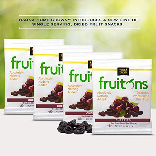 Traina Home Grown Fruitons Sun Dried Cherries - No Added Sugar,