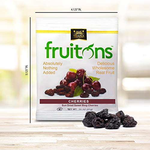 Traina Home Grown Fruitons Sun Dried Cherries - No Added Sugar,