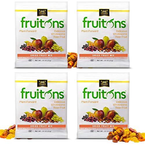 Traina Home Grown Fruitons Sun Dried Fruit Mix Apricots, Peaches