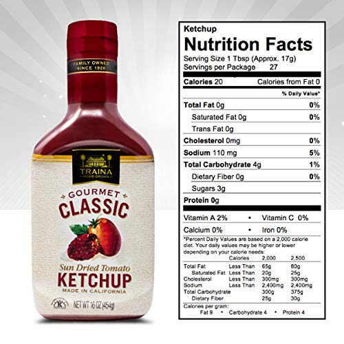 Traina Home Grown Gourmet Classic Ketchup - No Corn Syrup, Non G Traina Home Grown Gourmet Classic Ketchup - No Corn Syrup, Non G