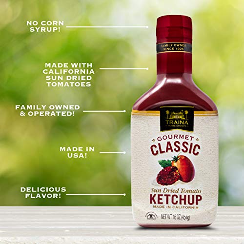 Traina Home Grown Gourmet Classic Ketchup - No Corn Syrup, Non G Traina Home Grown Gourmet Classic Ketchup - No Corn Syrup, Non G