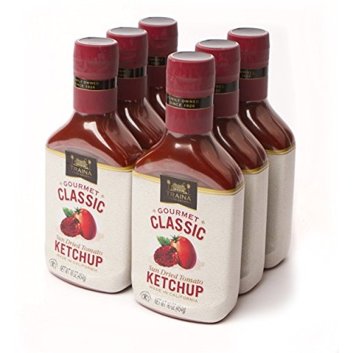 Traina Home Grown Gourmet Classic Ketchup - No Corn Syrup, Non G