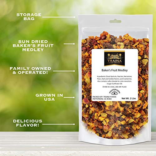 Traina Home Grown Sun Dried Baker’S Fruit Medley - Diced Peaches