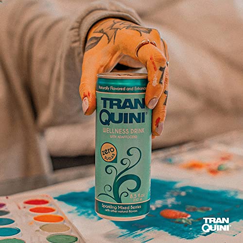 Tranquini Calming Drink With Herbal Adaptogens | Sparkling Water...