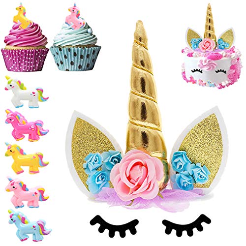 Unicorn Cake Topper, Cake Decoration For Birthday Party, Baby Sh