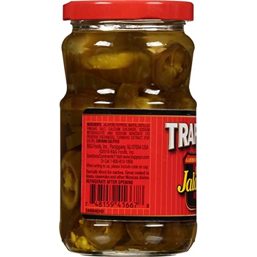 Trappeys Sliced Jalapeno Peppers, 12 Ounce