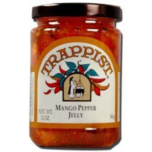 Trappist Mango Pepper Jelly - All Natural 12 Oz.