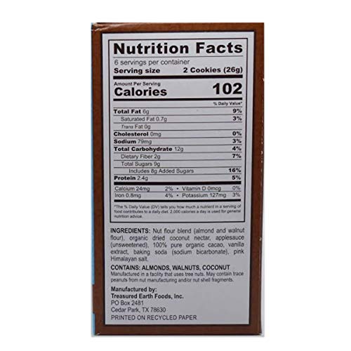 Treasured Earth Vegan, Gluten Free Soft Chewy Chocolate Fudge Co...