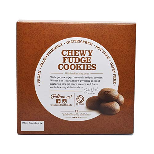 Treasured Earth Vegan, Gluten Free Soft Chewy Chocolate Fudge Co...