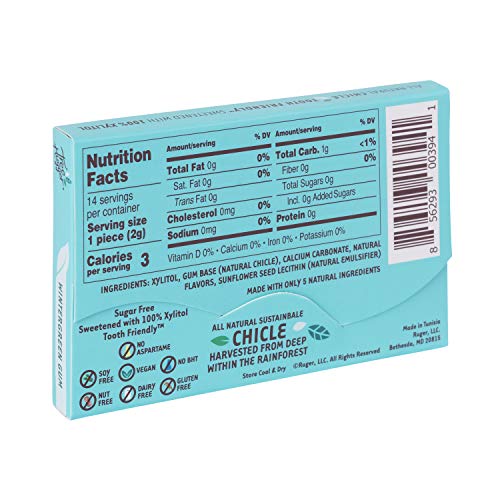 Tree Hugger Mini Sticks Real Rain Forest Chicle Gum Sweetened Wi