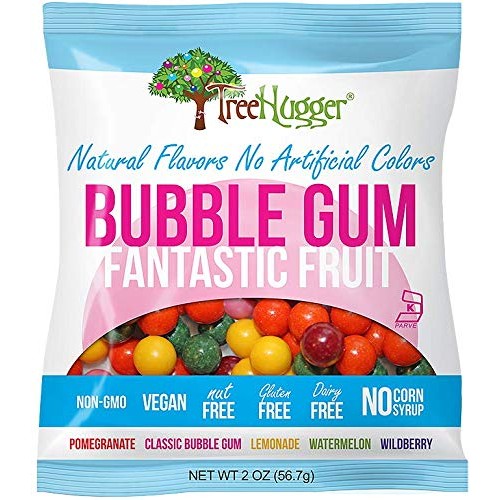 Tree Hugger Fruit Bubble Gum, 2 Ounce Pack Of 12