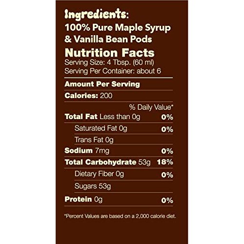 Tree Juice Maple Syrup Vanilla Infused, 12 Ounces