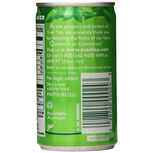 Tree Top Apple Juice, 10-Ounce Pack Of 24