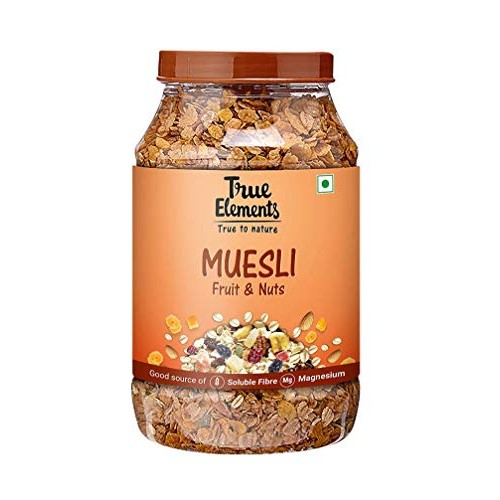 Fruit &Amp; Nuts Muesli - Mix Of Whole Grain Oats ,Wheat Flakes, Fru