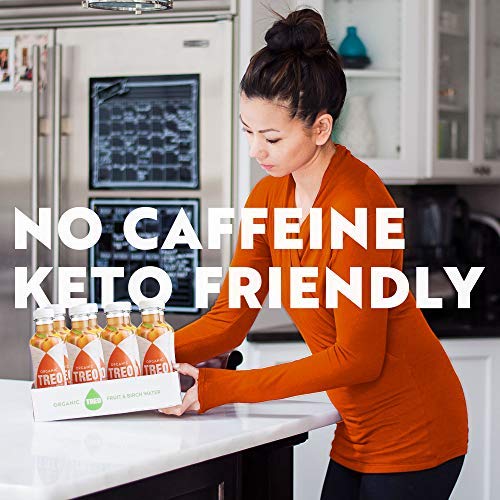 Treo Fruit &Amp; Birch Water Drink, Peach Mango, Usda Organic, Non-G