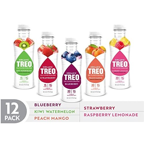 Treo Fruit &Amp; Birch Water Drink Variety Pack, Pack Of 12
