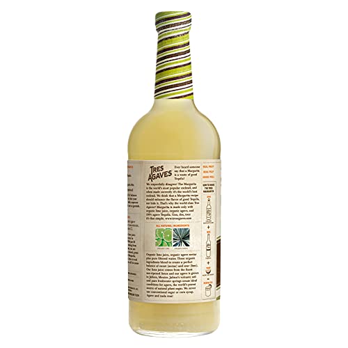 Tres Agaves Mix Margarita, 33.8 Oz