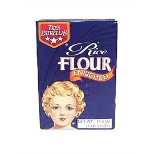 Tres Estrellas Rice Flour,17.6 Oz.