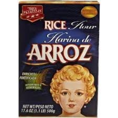 Tres Estrellas Rice Flour 17.64Oz Box Pack Of 6