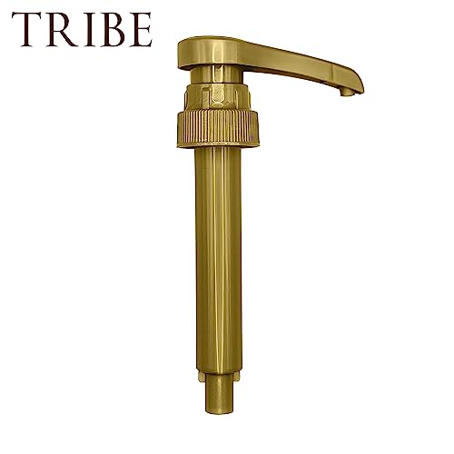 Tribe Gold Coffee and Water Syrup Pump | Fits Torani, Jordans S...