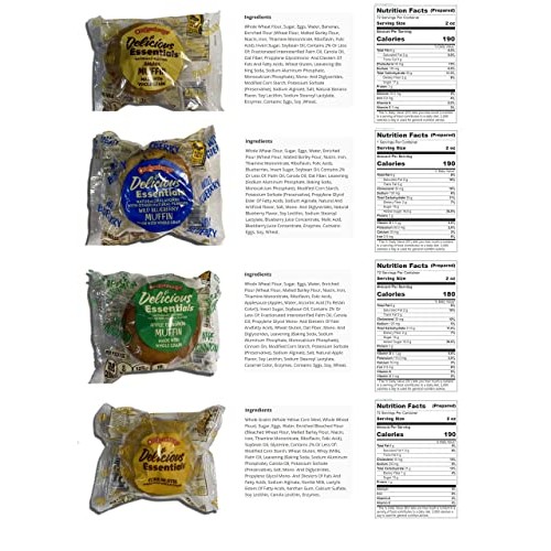 Delicious Essentials Individually Wrapped Muffins Baked by Otis ...