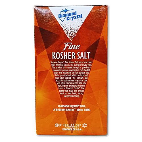 Fine Kosher Salt 8 Lb. Value Pack | 64 Ounce Box | Pack of 2