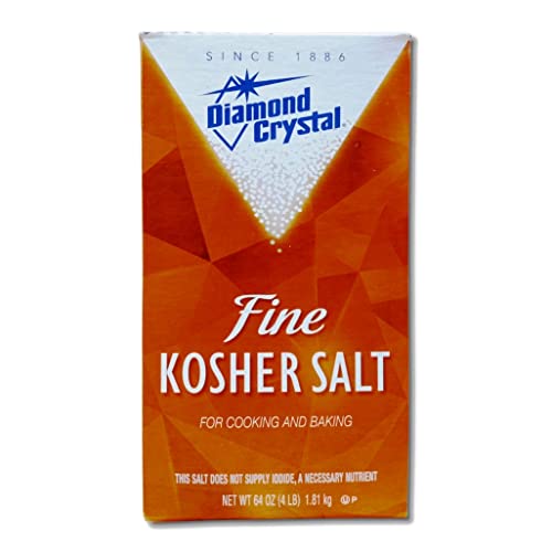 Fine Kosher Salt 8 Lb. Value Pack | 64 Ounce Box | Pack of 2