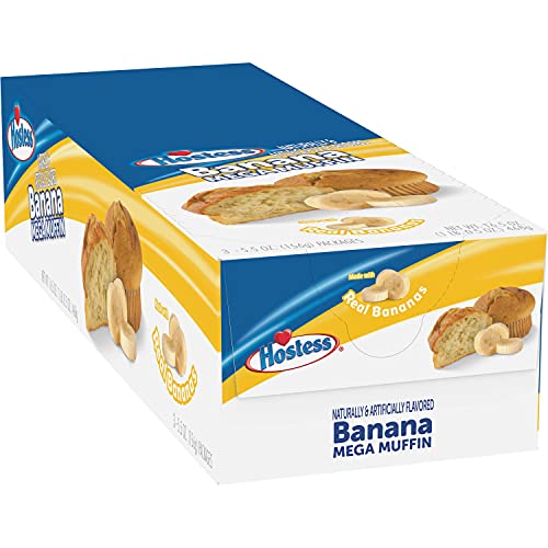Jumbo Muffins by Hostess Variety Pack | Blueberry, Banana, Doubl...
