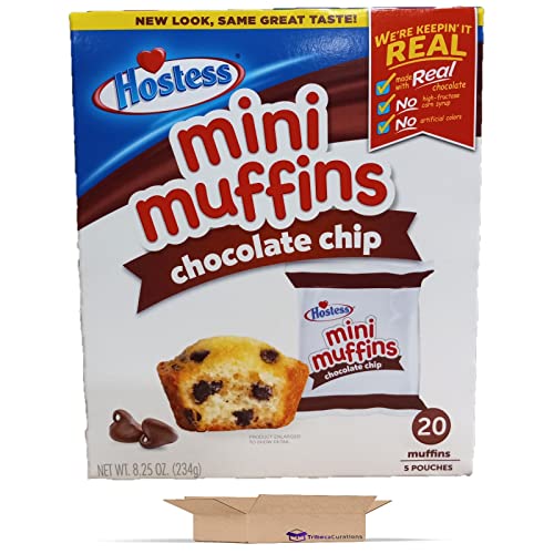 Mini Muffins by Hostess | 8.25 Ounce | Combo | Pack of 2 40 Tot...