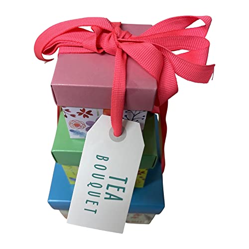 Tea Gift Set For Tea Lovers | Tea Bouquet Gift Box Tower | 80 Te