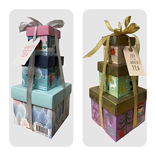 Tea Gift Set For Tea Lovers | Tea Bouquet Gift Box Tower | 80 Te