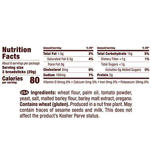 Grissini Breadsticks, Pizza - All Natural Traditional Italian Br...