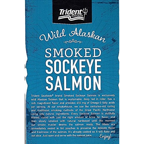 Trident Wild Alaskan Smoked Sockeye Salmon - 567G/20 Oz