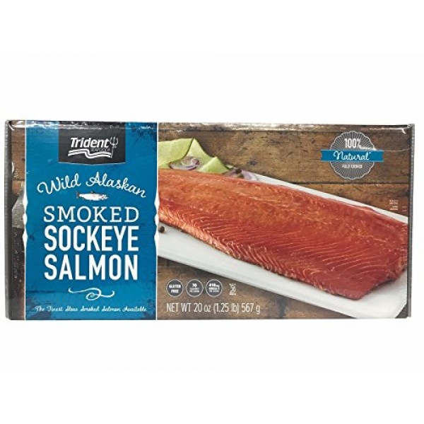 Trident Wild Alaskan Smoked Sockeye Salmon - 567g/20 Oz